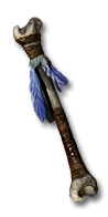 White Bone Wand - 3 Bone Spear